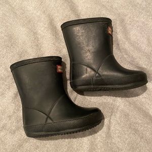 Black Hunter Boots Toddler- see descrip for size
